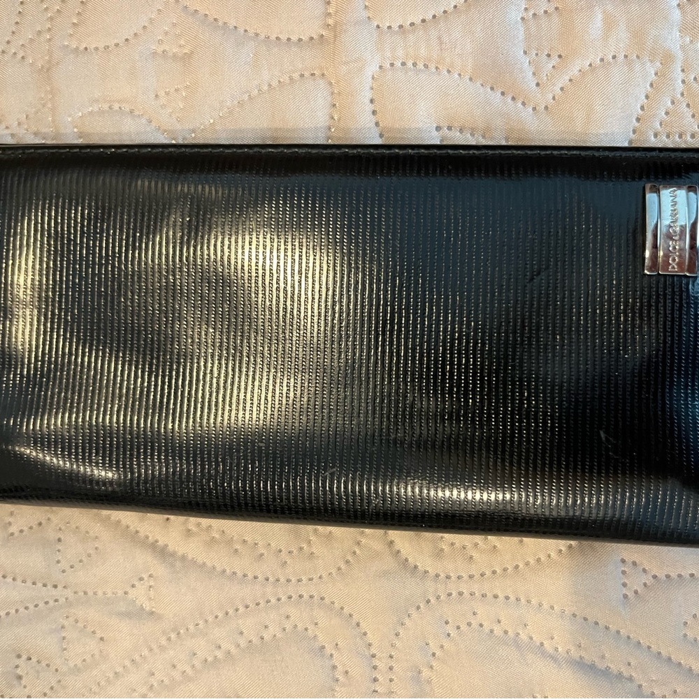 Dolce & Gabbana Black Unisex Premium Leather Bifold Wallet